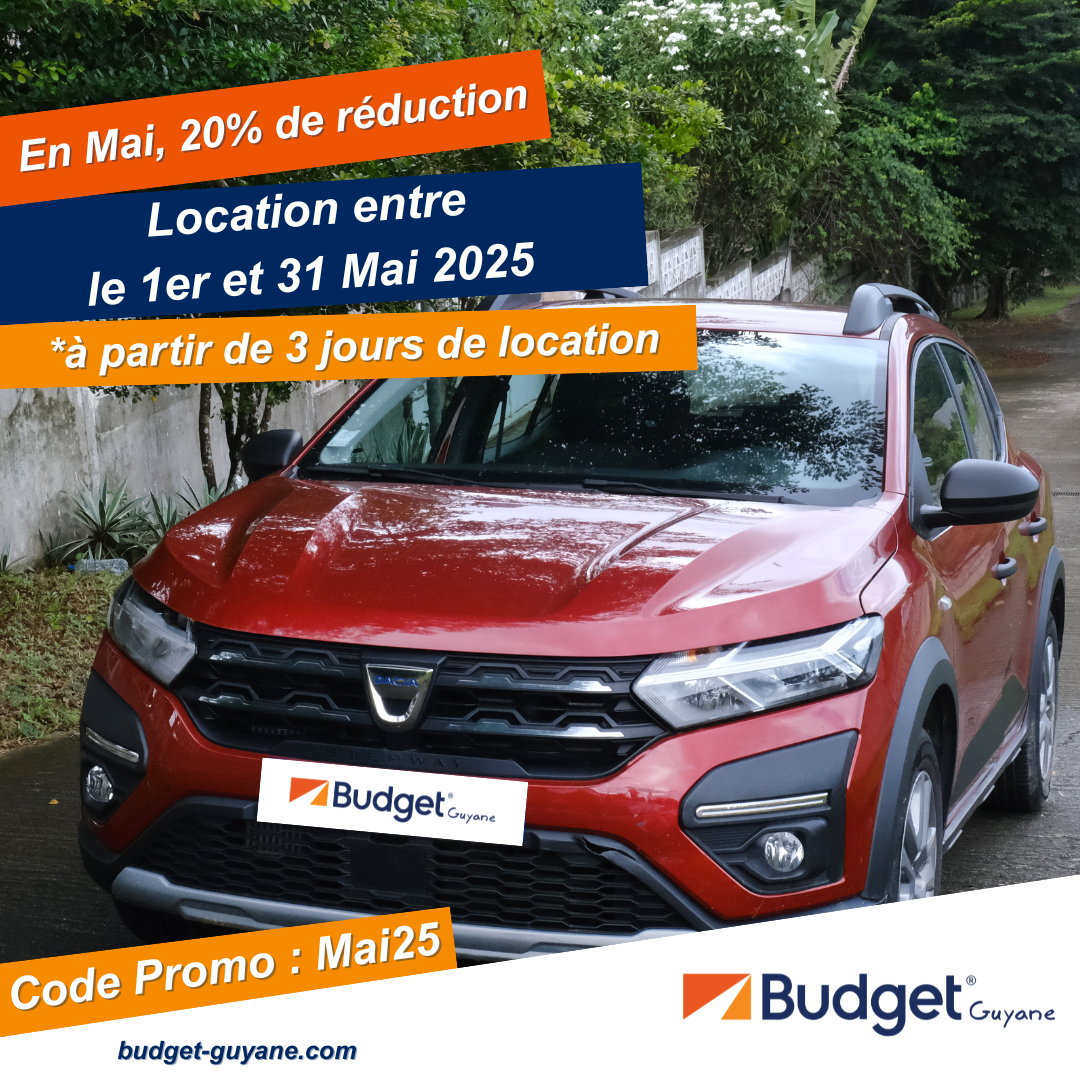 Budget Guyane Pub Mai